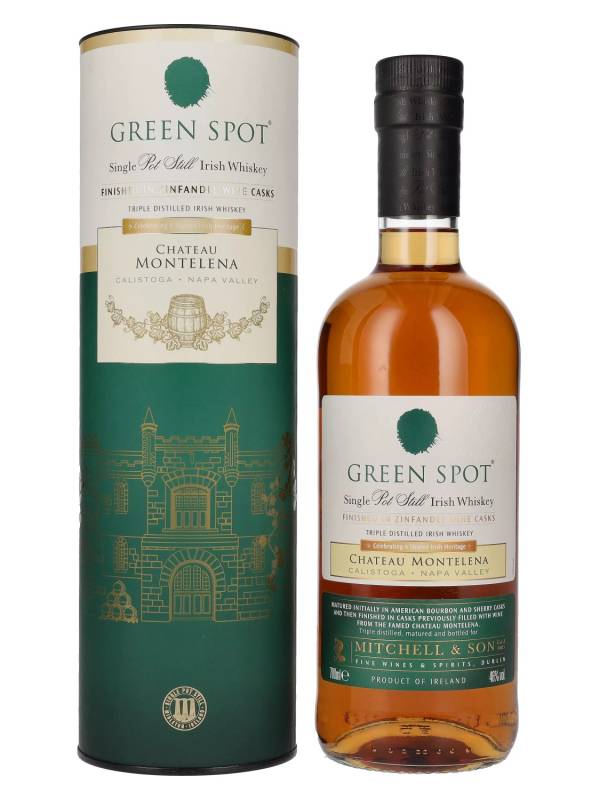 Green Spot CHATEAU MONTELENA Single Pot Still Irish Whiskey 46% Vol. 0,7l u poklon kutiji 2732