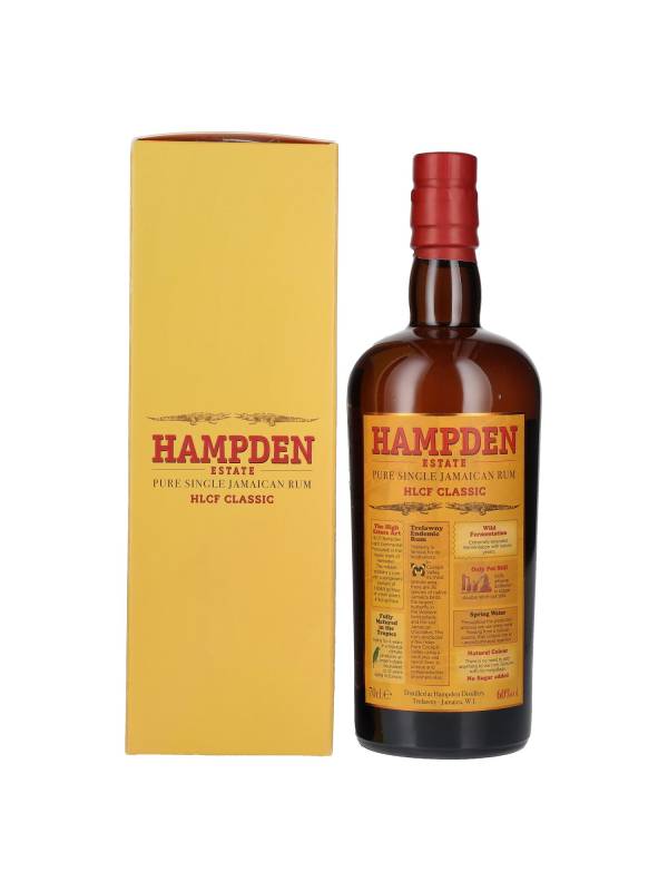 Hampden HLCF CLASSIC Estate Pure Single Jamaican Rum 60% Vol. 0,7l u poklon kutiji 1589