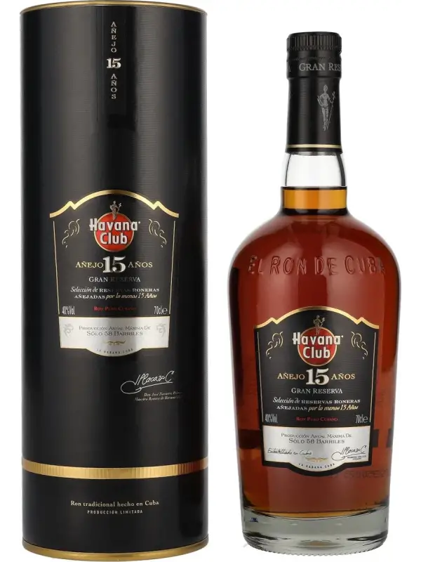 Havana Club Gran Reserva Añejo 15 Años 40% Vol. 0,7l u poklon kutiji 2454