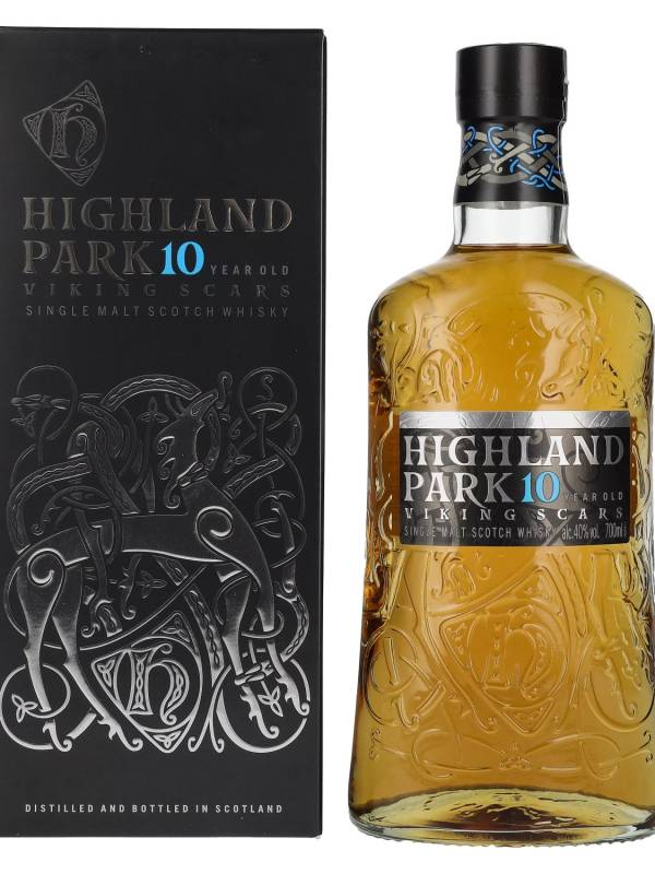 Highland Park 10 YO VIKING SCARS Single Malt Scotch Whisky 40% Vol. 0,7l u poklon kutiji 2304