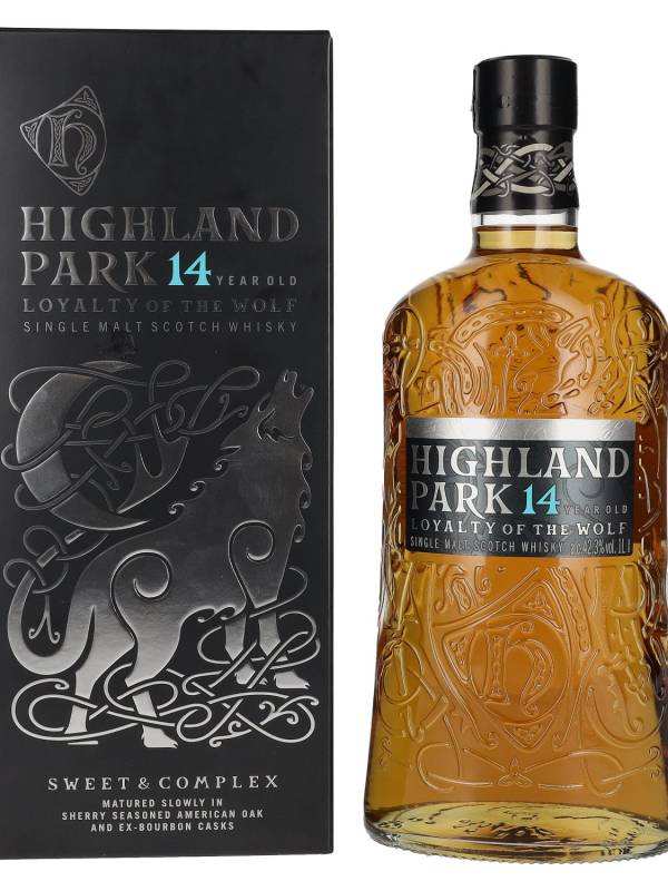 Highland Park 14 YO LOYALTY OF THE WOLF Single Malt Scotch Whisky 42,3% Vol. 1l u poklon kutiji 2305