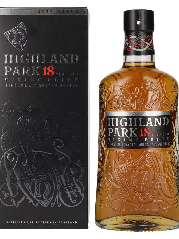 Highland Park 18 YO VIKING PRIDE  Single Malt Scotch Whisky 46% Vol. 0,7l u poklon kutiji 2310