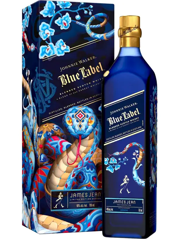 Johnnie Walker Blue Label YEAR OF THE SNAKE 2025 40% Vol. 0,7l u poklon kutiji 2589