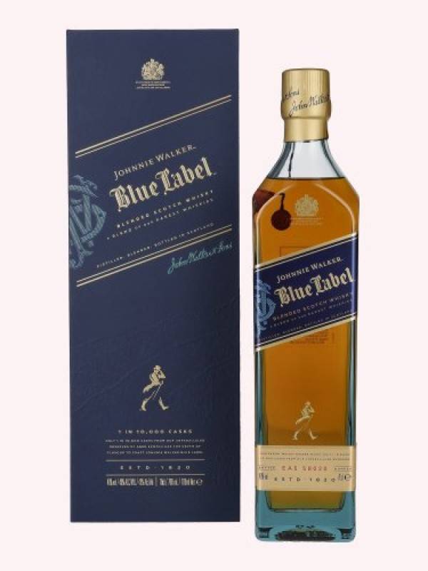 Johnnie Walker Blue Label Blended Scotch Whisky 40% Vol. 0,7l u poklon kutiji 2904