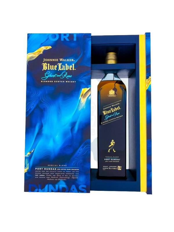 Johnnie Walker Blue Label Ghost & Rare Special Blend Port Dundas 2022 43,8% Vol. 0,7l u poklon kutiji 2431