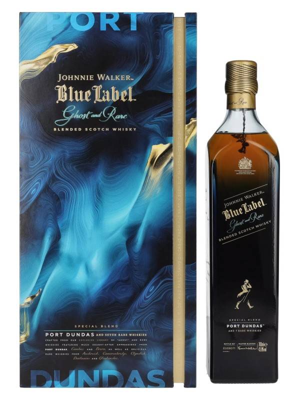 Johnnie Walker Blue Label Ghost & Rare Special Blend Port Dundas 2022 43,8% Vol. 0,7l u poklon kutiji 2432