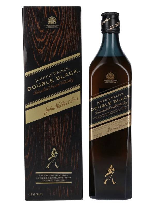Johnnie Walker DOUBLE BLACK Blended Scotch Whisky 40% Vol. 0,7l u poklon kutiji 1934