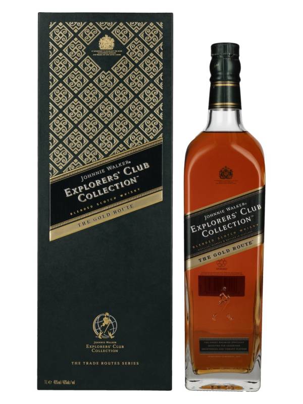 Johnnie Walker Explorer's Club Collection The Gold Route 40% Vol. 1l u poklon kutiji 1935