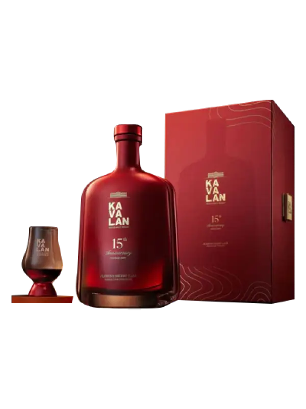 Kavalan 15th ANNIVERSARY OLOROSO CASK Single Malt 2009 57,1% Vol. 0,7l u poklon kutiji sa čašom i podmetačem 2716