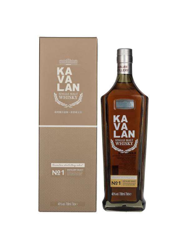 Kavalan DISTILLERY SELECT No. 1 Single Malt Whisky 40% Vol.0,7l u poklon kutiji 2714