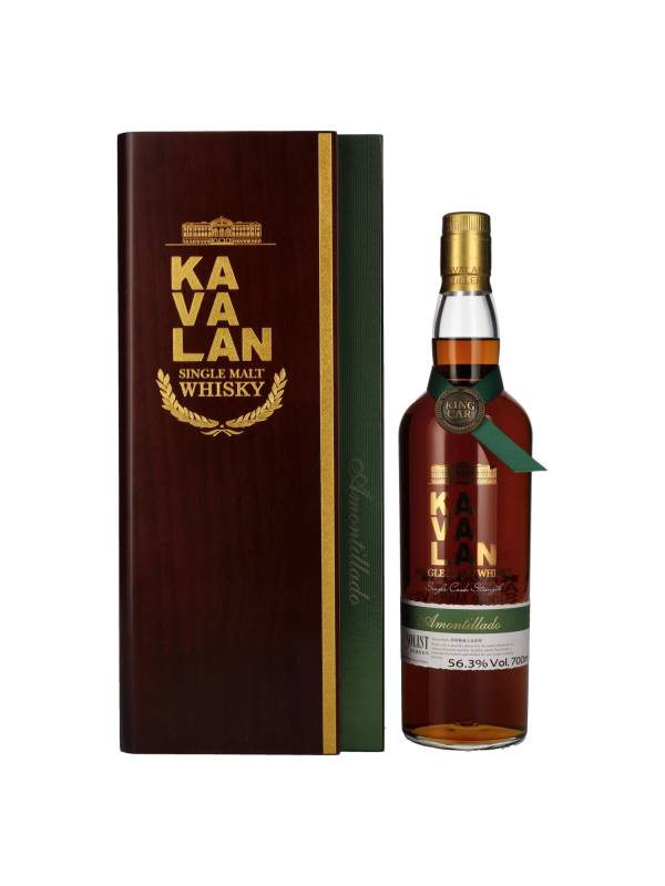 Kavalan SOLIST AMONTILLADO CASK Single Malt Whisky 56,3% Vol. 0,7l u drvenoj poklon kutiji 2722