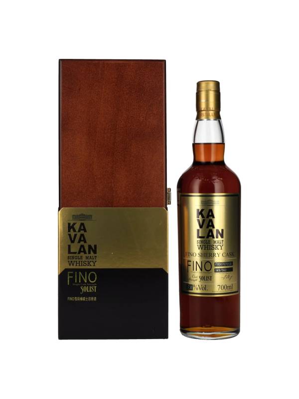 Kavalan SOLIST FINO SHERRY CASK Single Malt Whisky 57,8% Vol. 0,7 l u drvenoj poklon kutiji 2719