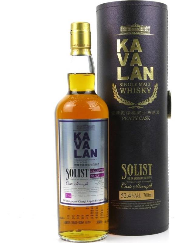 Kavalan SOLIST Peaty Cask 50,8% Vol. 0,7l u poklon kutiji 1360