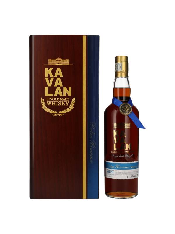 Kavalan SOLIST Pedro Ximénez Cask 55,6% Vol. 0,7l u drvenoj poklon kutiji 1364