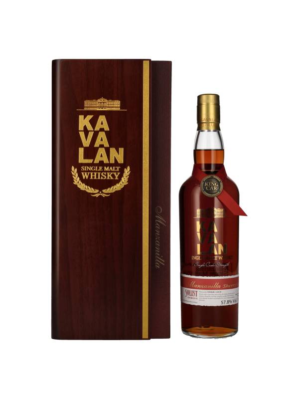 Kavalan SOLIST Manzanilla Cask 58,6% Vol. 0,7l u drvenoj poklon kutiji 1365