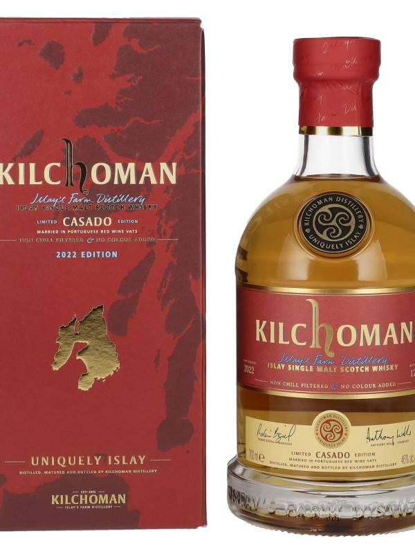 Kilchoman CASADO Islay Single Malt Scotch Whisky Limited Edition 46% Vol. 0,7l u poklon kutiji 1957