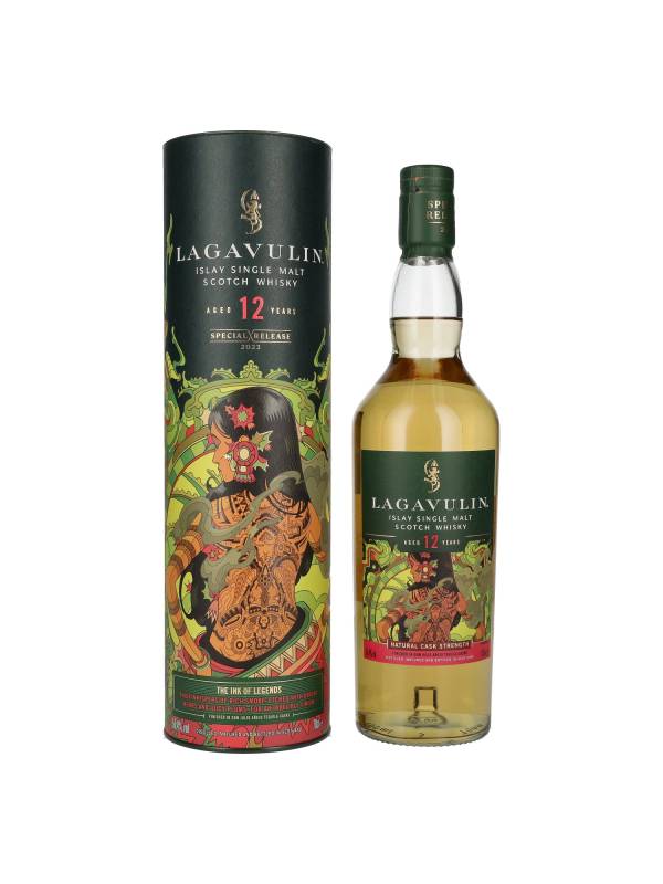 Lagavulin 12 YO THE INK OF LEGENDS Special Release 2023 56,4% Vol. 0,7l u poklon kutiji 2471
