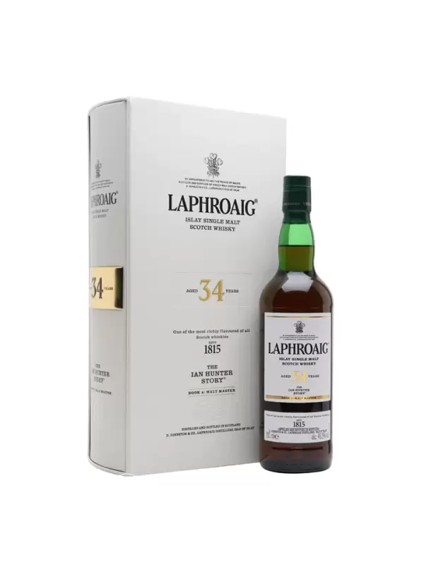 Laphroaig 34 YO The Ian Hunter Story Book 4: Malt Master 46,2% Vol. 0,7l u poklon kutiji 1864