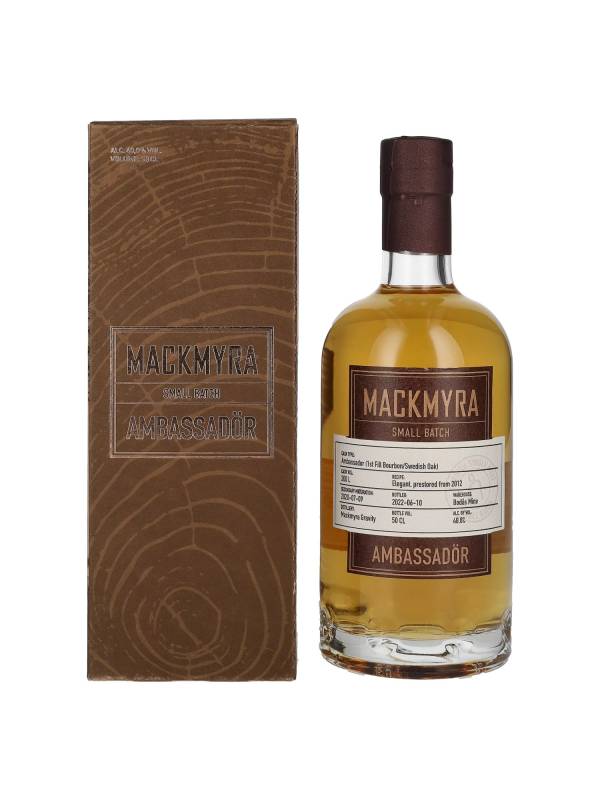 Mackmyra AMBASSADÖR Small Batch Swedish Single Malt Whisky 48,8% Vol. 0,5l u poklon kutiji 2176