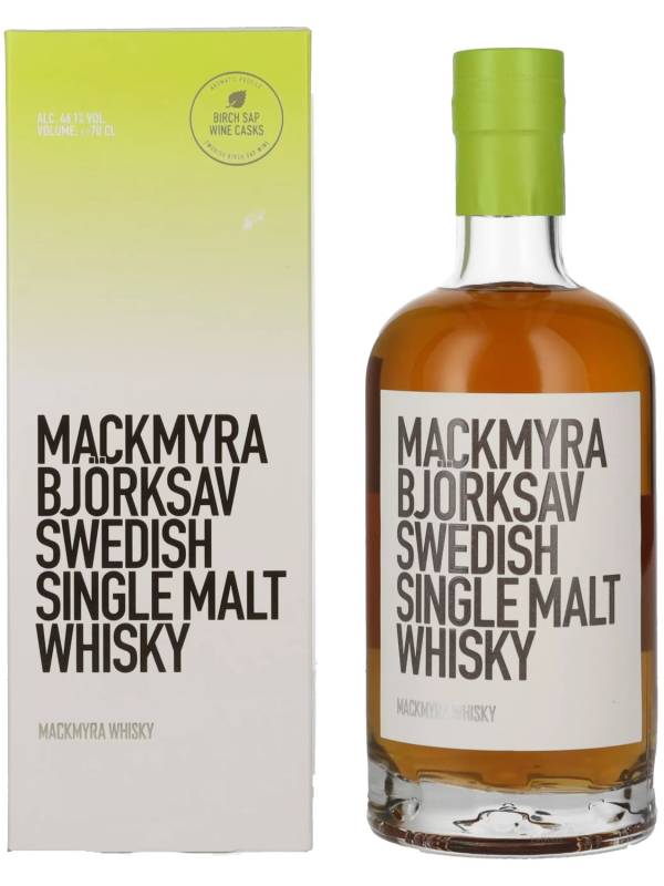 Mackmyra BJÖRKSAV Swedish Single Malt Whisky 46,1% Vol. 0,7l u poklon kutiji 2178
