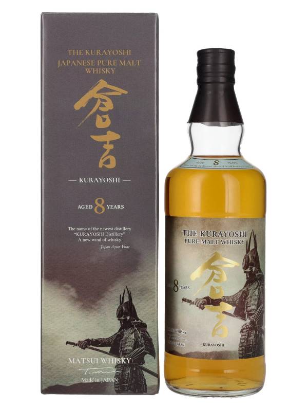 Matsui THE KURAYOSHI 8 YO Pure Malt Whisky 43% Vol. 0,7l u poklon kutiji 2701