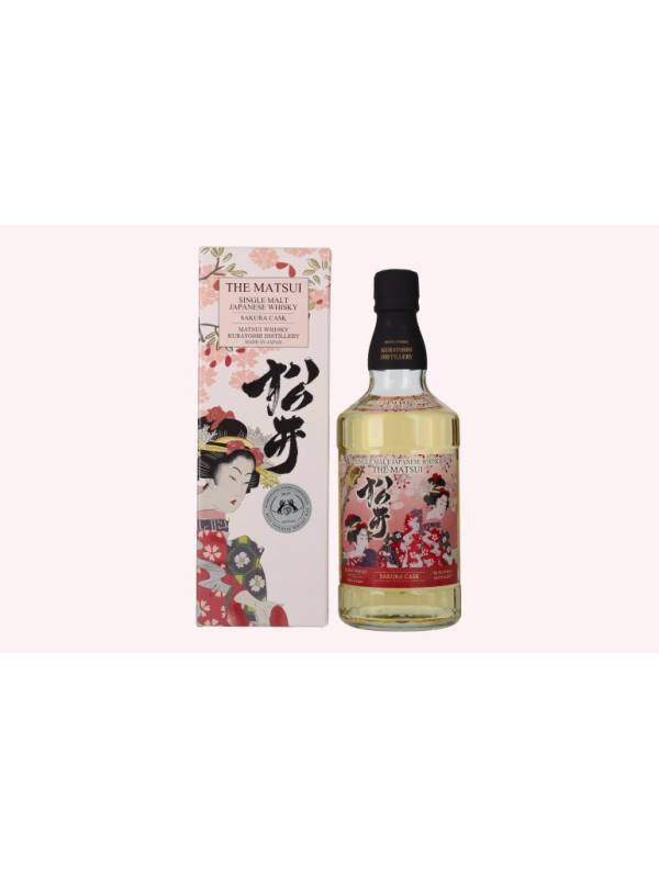 Matsui THE MATSUI SAKURA CASK Single Malt Japanese Whisky 48% Vol. 0,7l u poklon kutiji 2704