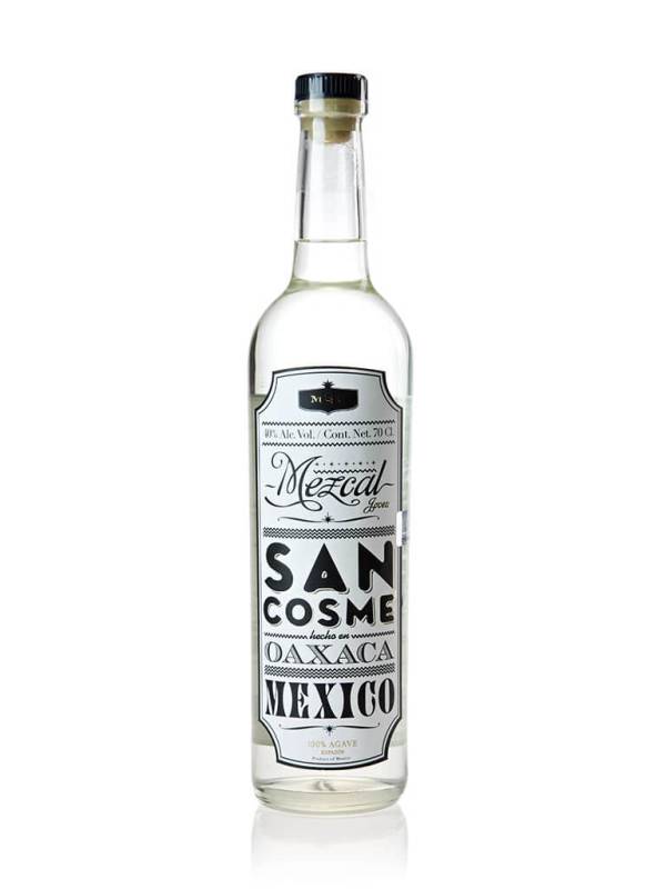 San Cosme Oaxaca Mexico Mezcal blanco 100% Agave 40% Vol. 0,7 l 1477
