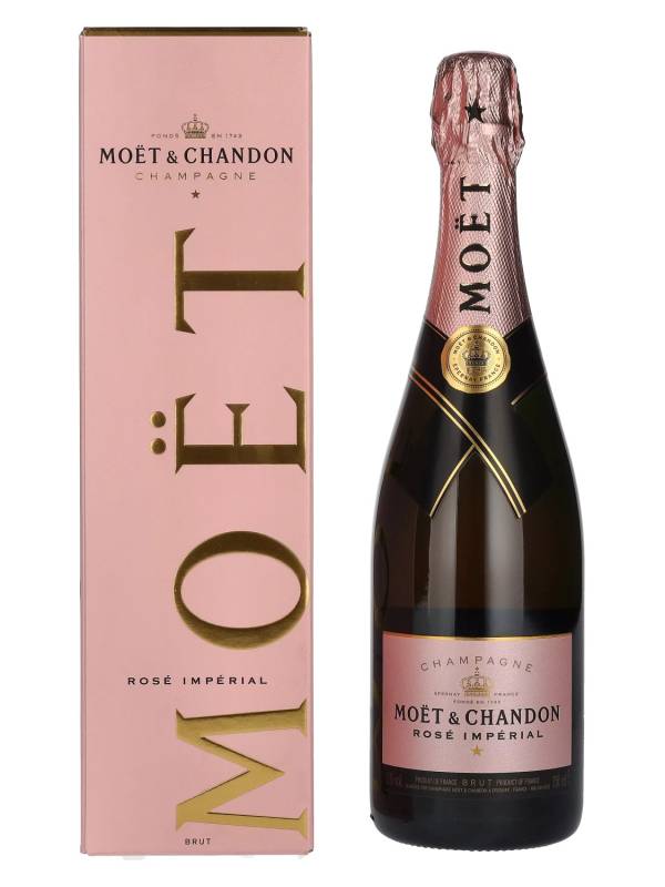 Moët & Chandon Champagne ROSÉ IMPÉRIAL Brut 12% Vol. 0,75l u poklon kutiji 2112