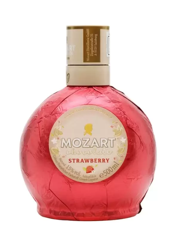 Mozart White Chocolate Cream Strawberry 15% Vol. 0,5l 1487