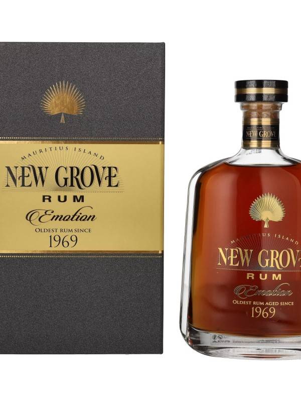 New Grove EMOTION 1969 Mauritius Island Rum 47% Vol. 0,7l u poklon kutiji 2533
