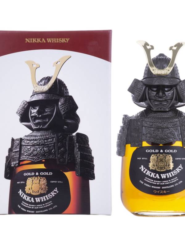Nikka Gold & Gold Samurai Whisky 43% Vol. 0,75l u poklon kutiji 1876