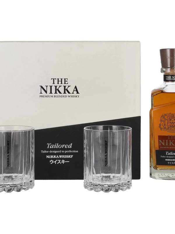 Nikka THE NIKKA Tailored Premium Blended Whisky 43% Vol. 0,7l u poklon kutiji sa 2 čaše 2405