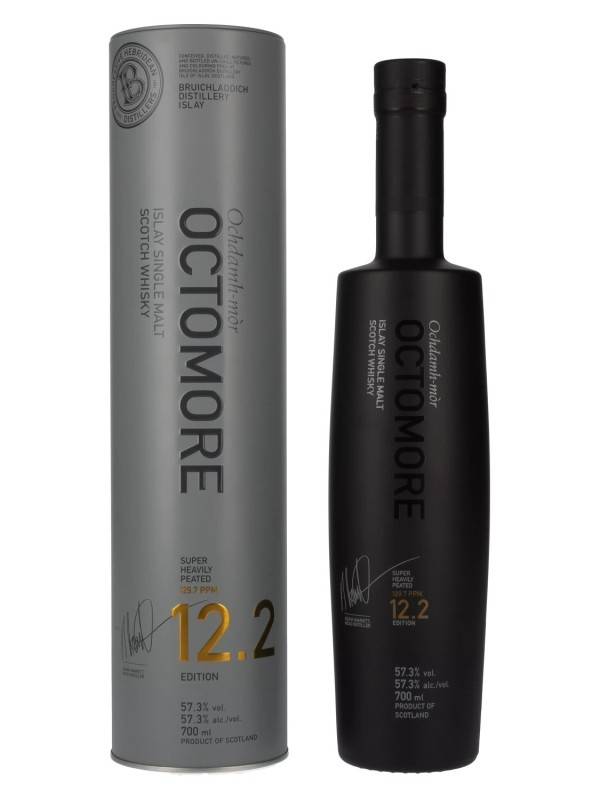 Bruichladdich Octomore EDITION: 12.2 Super-Heavily Peated 2016 57,3% Vol. 0,7l u limenoj poklon kutiji 2830