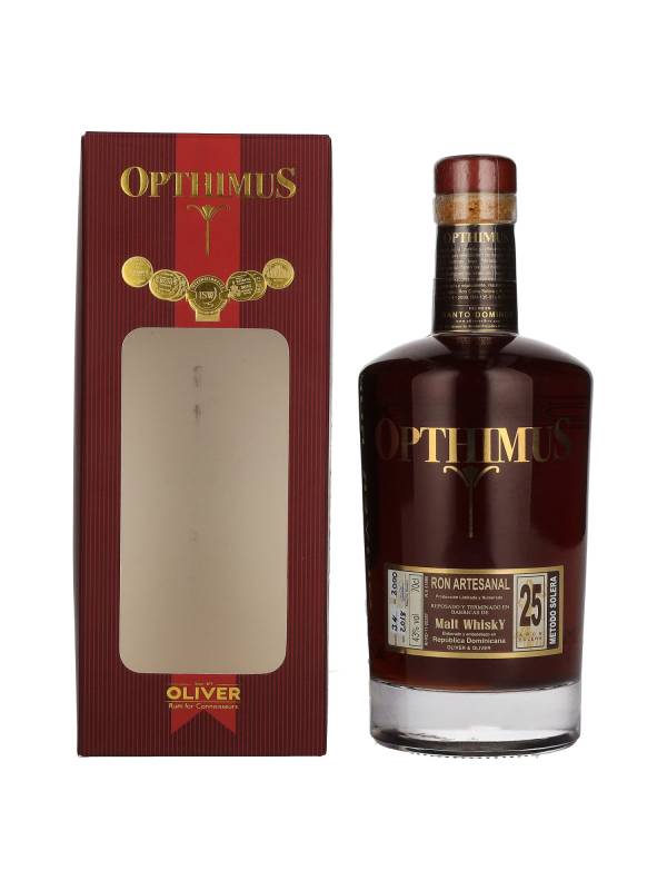 Opthimus 25 Años Malt Whisky Finish 43% Vol. 0,7l u poklon kutiji 1582