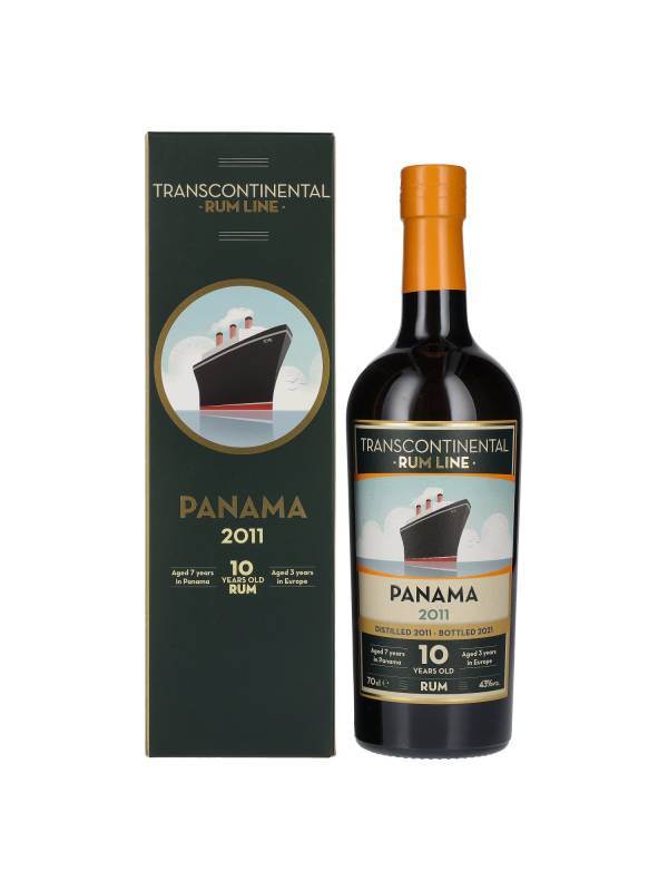 Transcontinental Rum Line PANAMA 2011 43% Vol. 0,7l u poklon kutiji 1596