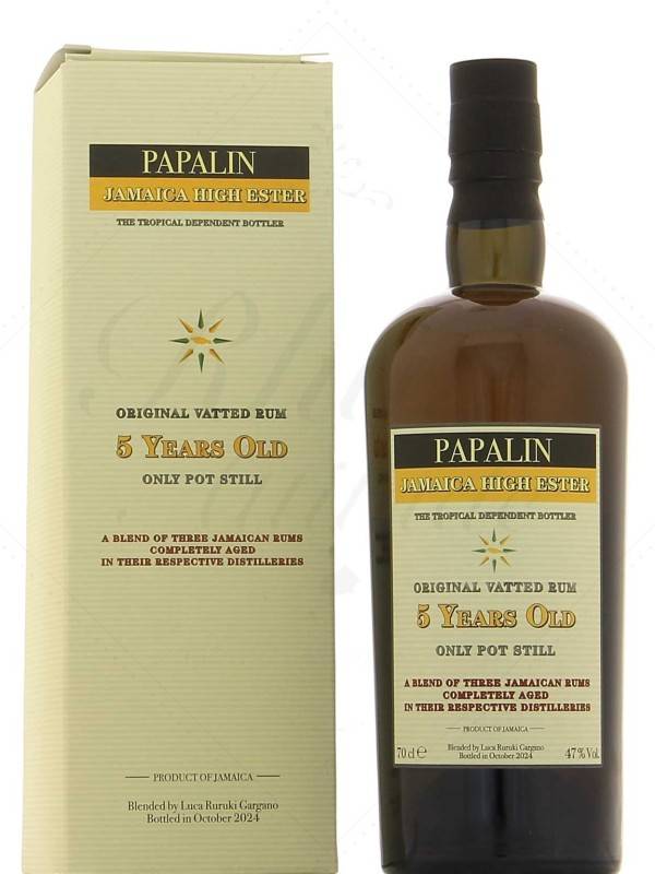 Habitation Velier PAPALIN 5 YO Jamaica High Ester Rum 47% Vol. 0,7l u poklon kutiji 2611