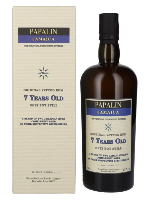 Habitation Velier PAPALIN 7 YO Jamaica Pot Still Rum 47% Vol. 0,7l u poklon kutiji 2616