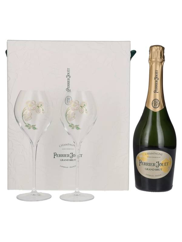 Perrier-Jouët Champagne Grand Brut 12,5% Vol. 0,75l u poklon kutiji sa 2 čaše 2067