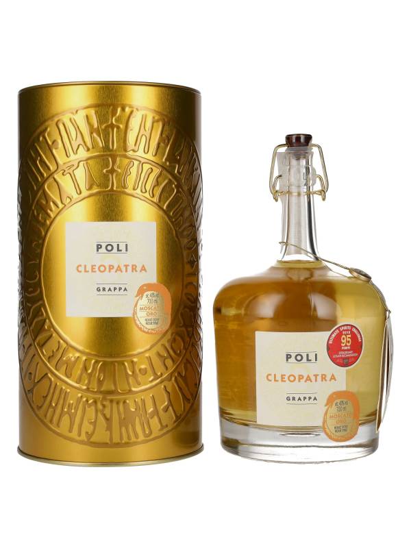 Poli Grappa Cleopatra Moscato Oro 40% Vol. 0,7l u limenoj poklon kutiji 1567