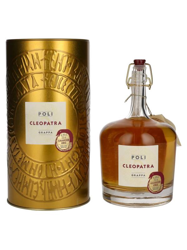 Poli Grappa Cleopatra Amarone Oro 40% Vol. 0,7l u limenoj poklon kutiji 1572