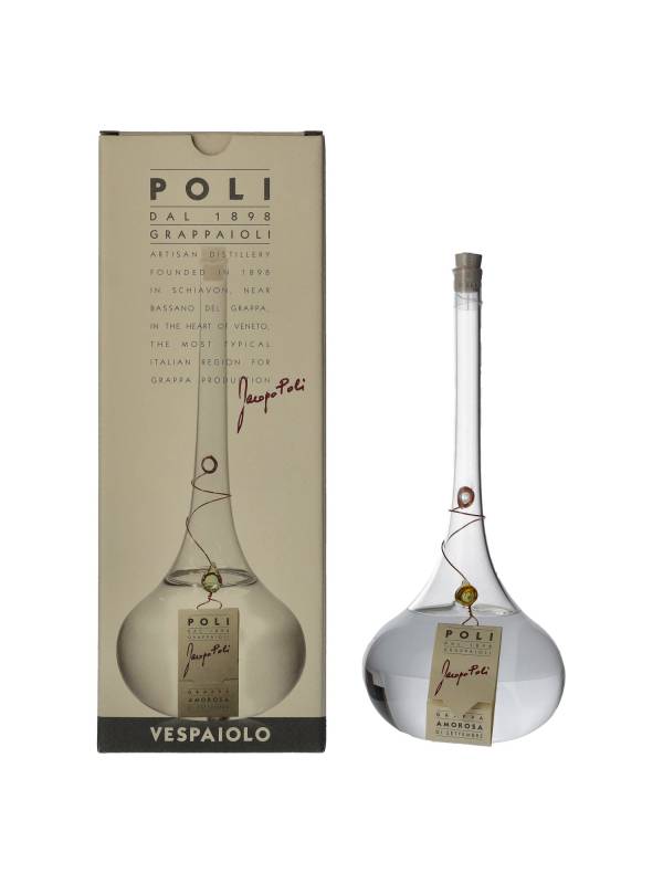 Poli Grappa Amorosa di Settembre Vespaiolo 40% Vol. 0,5l u poklon kutiji 1566