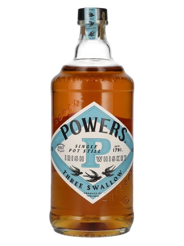 Powers THREE SWALLOW Single Pot Still Irish Whiskey 40% Vol. 0,7l 2711