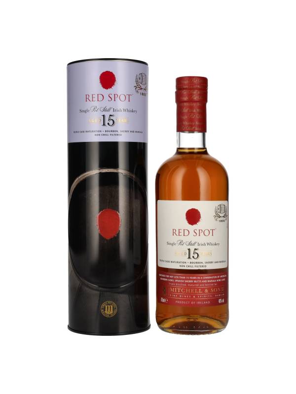 Red Spot 15 YO Single Pot Still Irish Whiskey 46% Vol. 0,7l u poklon kutiji 2730