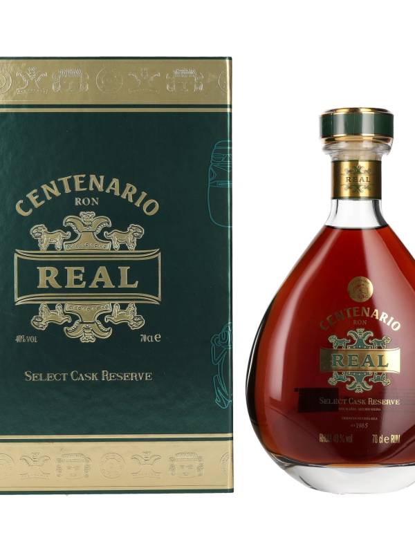 Ron Centenario REAL Select Cask Reserve Rum 40% Vol. 0,7l u poklon kutiji 1743