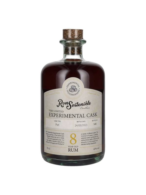 Ron Sostenible 8 YO Experimental Pedro Ximenez Cask 43% Vol. 0,7l 2822