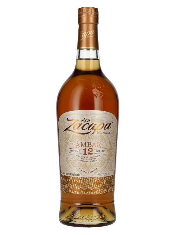 Ron Zacapa Centenario ÁMBAR 12 Sistema Solera Reserva 40% Vol. 1l 2333