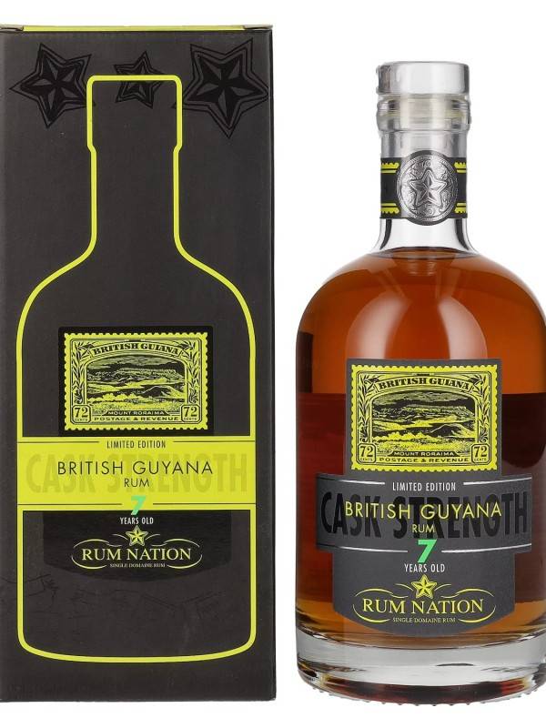 Rum Nation 7 YO British Guyana Limited Edition 59% Vol. 0,7l u poklon kutiji 2518