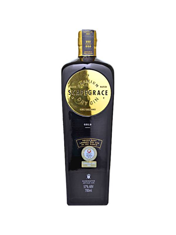 Scapegrace GOLD Premium Dry Gin 57% Vol. 0,7l 1552