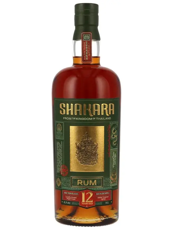 SHAKARA 12 YO Thailand Rum 45,7% Vol. 0,7l 2458