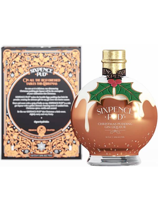 Sixpence Pud Christmas Pudding Gin Liqueur 20% Vol. 0,5l u poklon kutiji 1313